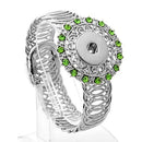 Fashion DIY Snaps Button Bracelets Bangles Fit 18mm or 12mm Snaps Buttons Jewelry for Women