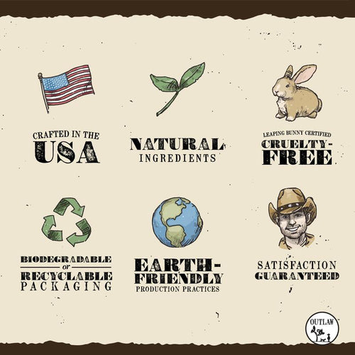 Outlaw Blazing Saddles Handmade Soap Smells Just Like A Real Cowboy!