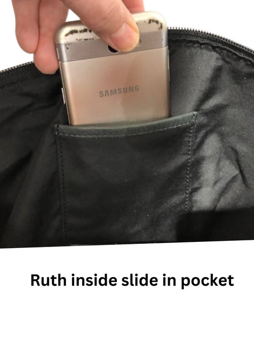 Concealed By Janko Ruth CCW Handbag – Black Leather Purse