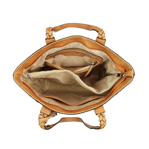 Concealed Carry Cora Stitched Tote by Lady Conceal