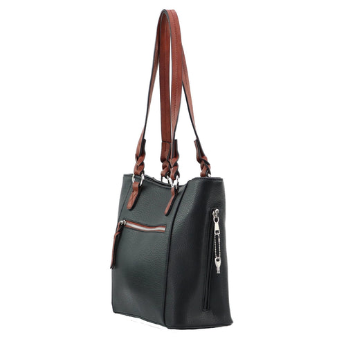 Concealed Carry Grace Two-tone Tote by Lady Conceal