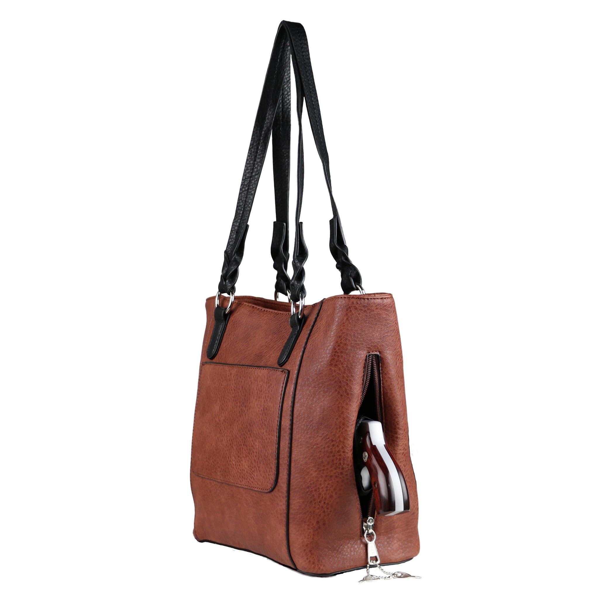Concealed Carry Grace Two-tone Tote by Lady Conceal