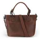 Concealed Carry Bailey Leather Satchel by Lady Conceal