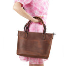 Concealed Carry Bailey Leather Satchel by Lady Conceal