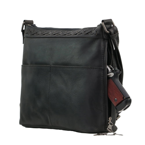 Concealed Carry Faith Leather Crossbody by Lady Conceal