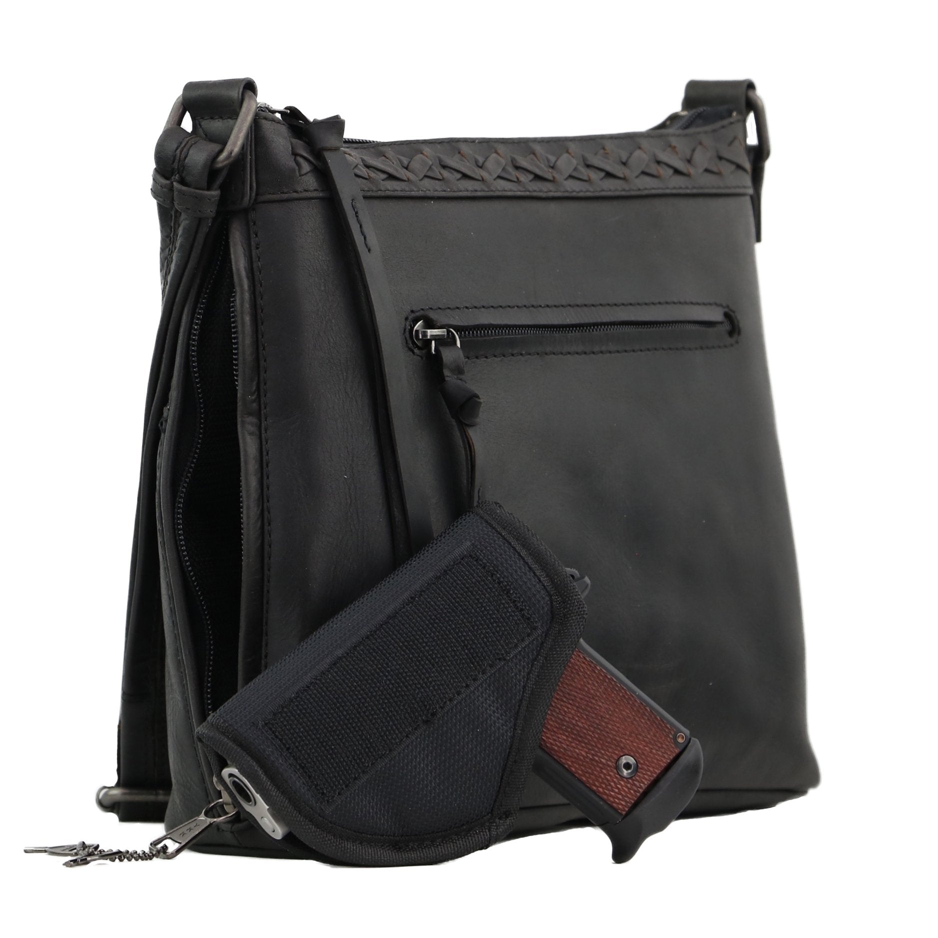 Concealed Carry Faith Leather Crossbody by Lady Conceal