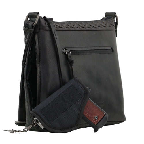Concealed Carry Faith Leather Crossbody by Lady Conceal