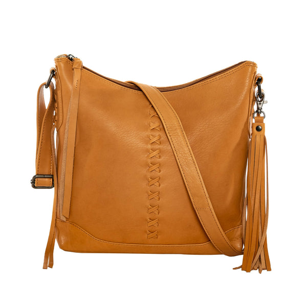 Concealed Carry Blake Scooped Leather Crossbody by lady Conceal
