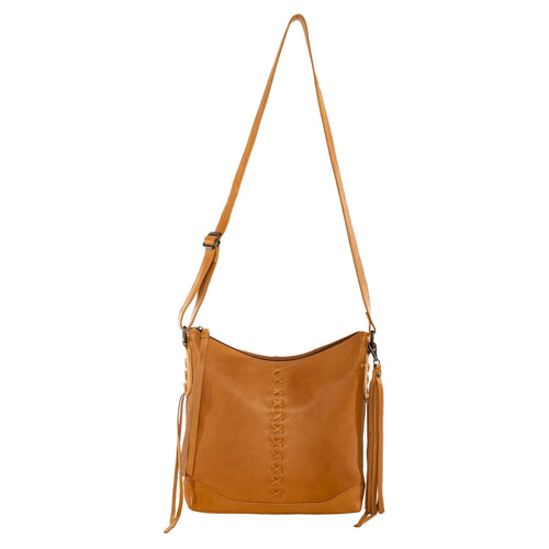 Concealed Carry Blake Scooped Leather Crossbody by lady Conceal