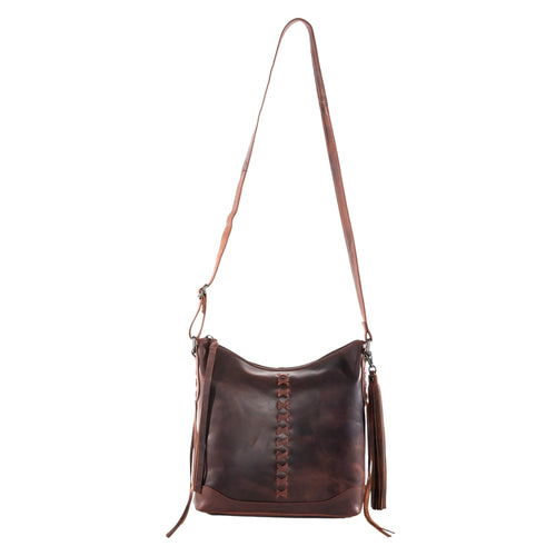 Concealed Carry Blake Scooped Leather Crossbody by lady Conceal
