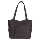 Concealed Carry Kendall Leather Stitched Tote by Lady Conceal