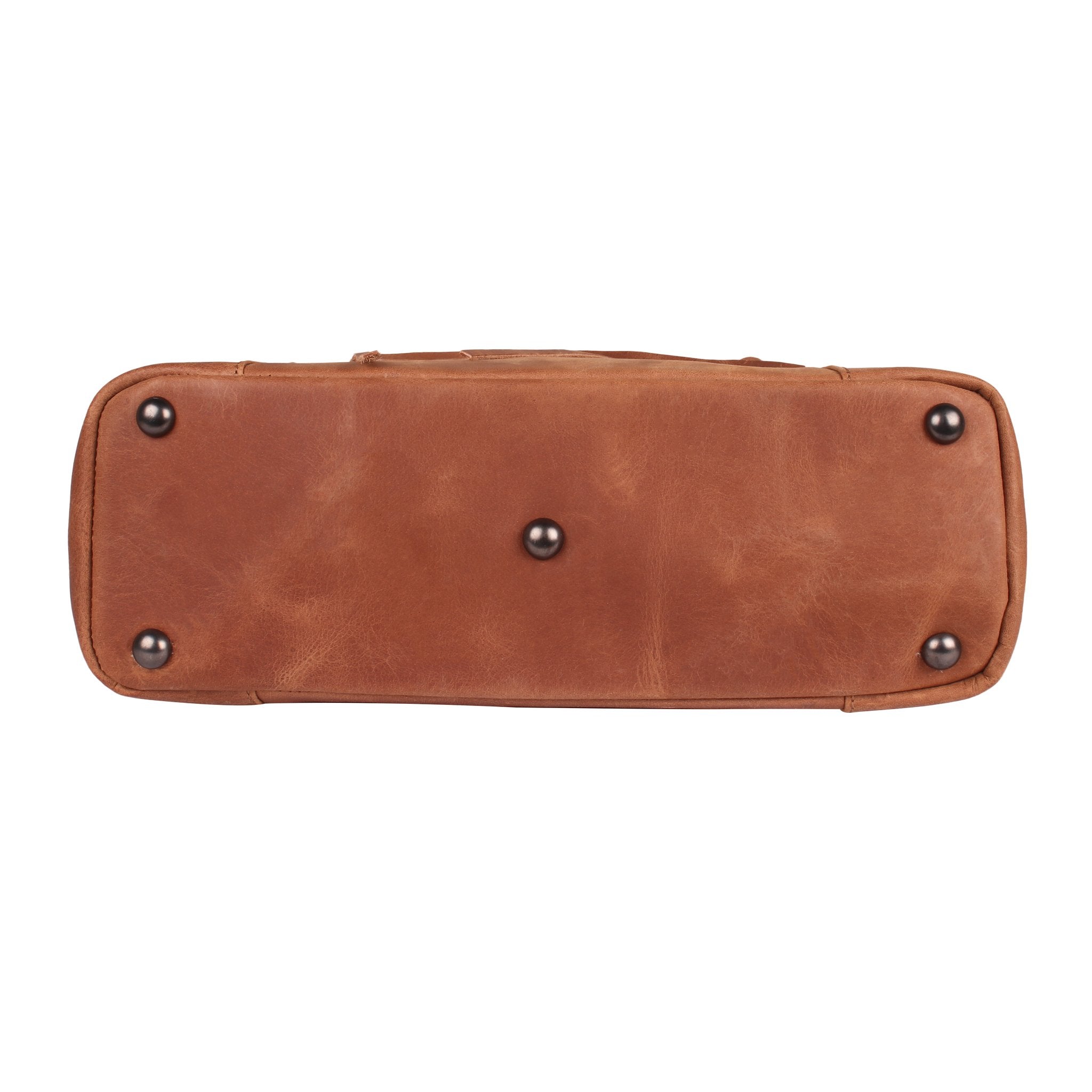 Concealed Carry Kendall Leather Stitched Tote by Lady Conceal