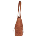 Concealed Carry Kendall Leather Stitched Tote by Lady Conceal