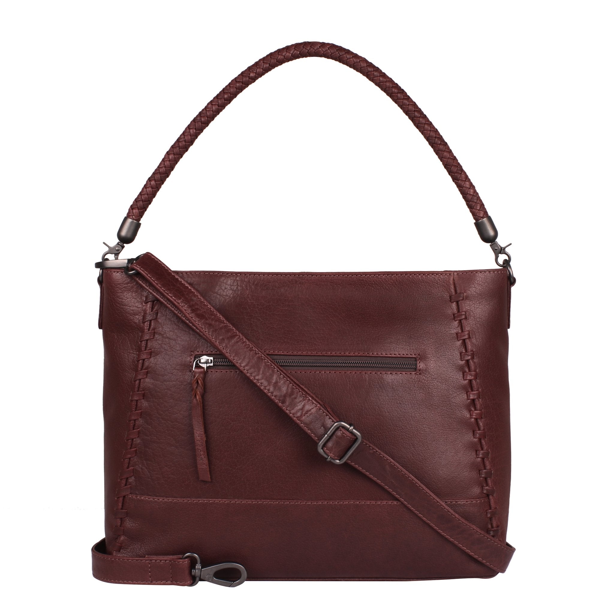 Concealed Carry Lacey Leather Tote by Lady Conceal