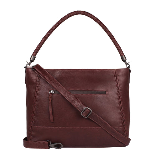 Concealed Carry Lacey Leather Tote by Lady Conceal