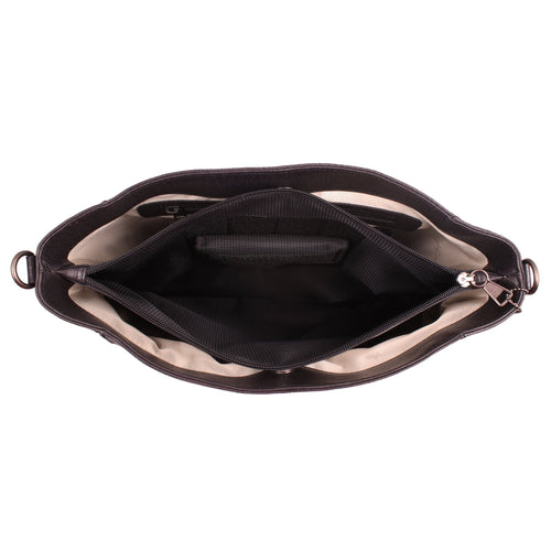 Concealed Carry Lacey Leather Tote by Lady Conceal