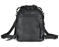 Concealed Carry Reese Unisex Leather Backpack by Lady Conceal