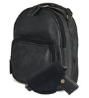 Concealed Carry Reese Unisex Leather Backpack by Lady Conceal