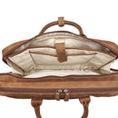 Concealed Carry Hayden Leather Computer Briefcase with RFID Organizer by Lady Conceal
