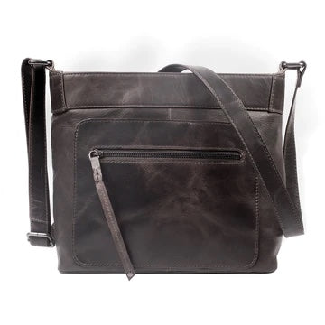 Concealed Carry Delaney Unisex Leather Crossbody by Lady Conceal