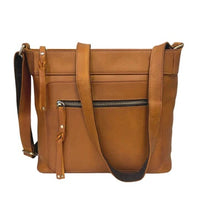 Concealed Carry Delaney Unisex Leather Crossbody by Lady Conceal