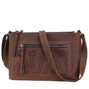 Concealed Carry Brynlee Distressed Leather Crossbody by Lady Conceal