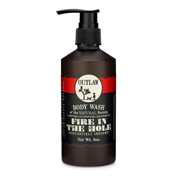 Outlaw Fire In The Hole Campfire Natural Body Wash