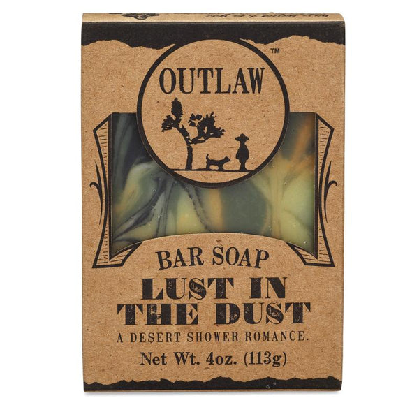 Outlaw Lust In The Dust Handmade Soap With a Desert Shower Romance!
