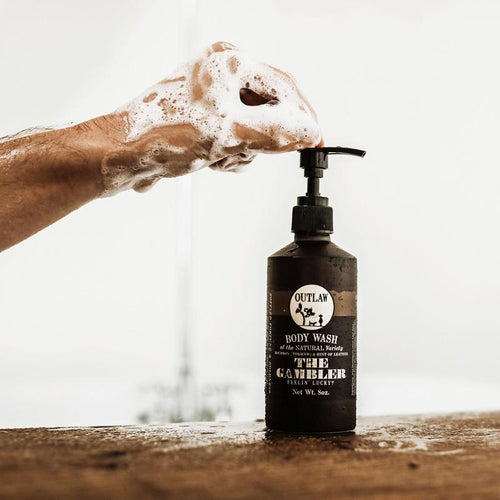 Outlaw Gambler Whiskey Natural Body Wash