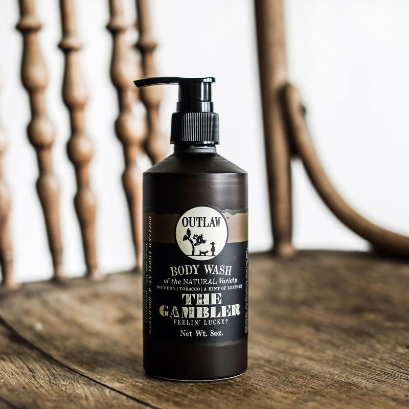Outlaw Gambler Whiskey Natural Body Wash