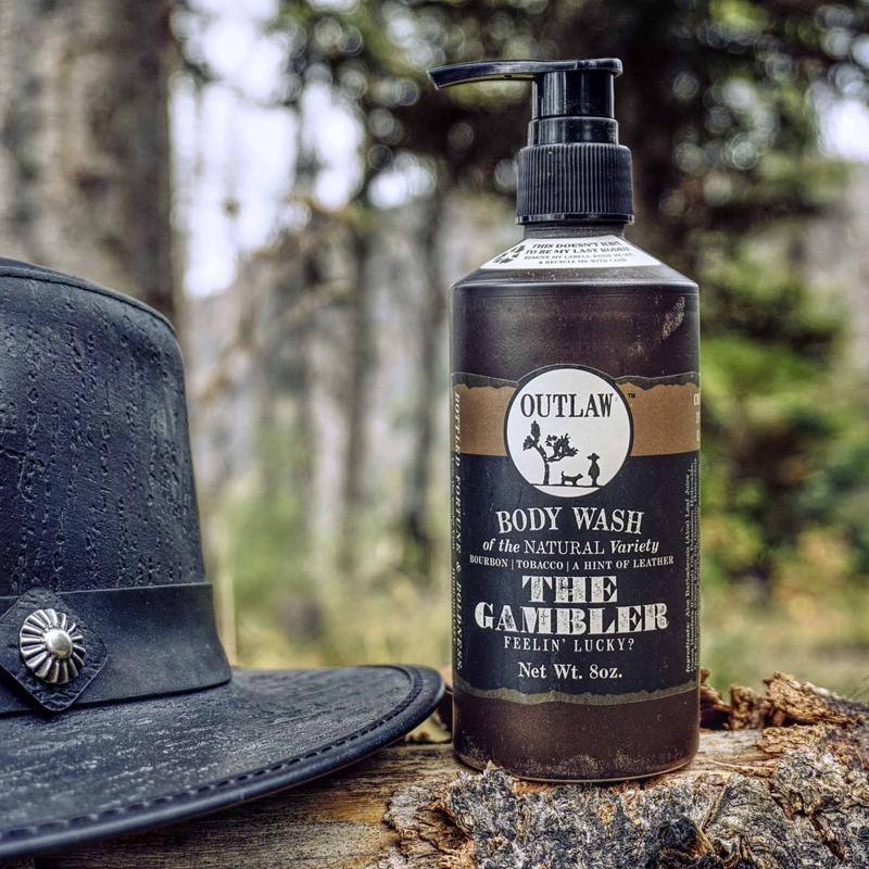Outlaw Gambler Whiskey Natural Body Wash