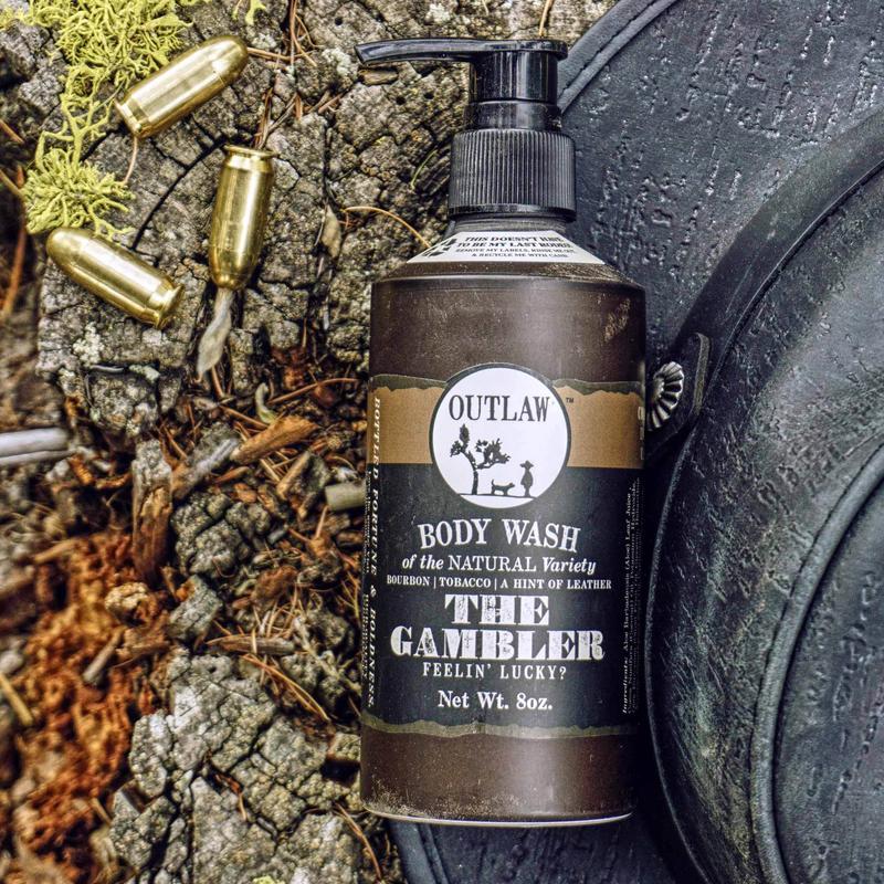 Outlaw Gambler Whiskey Natural Body Wash