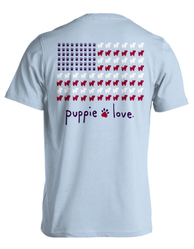 Puppie Love - USA Flag Pup