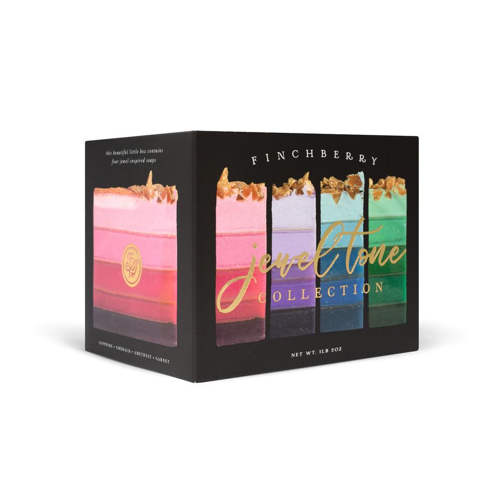 Finchberry 4 Bar Gift Box - Jewel Tone Collection Soap