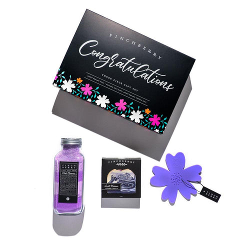 Finchberry Congratulations Gift Set - 3 Piece Set