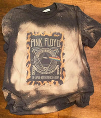 Class & Sass Designs - Pink Floyd Rock Band Bleached Tee