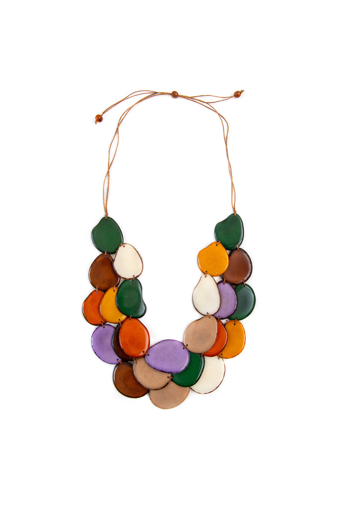 Organic Tagua Jewelry - SELECT COLORS ON SALE! Amigas Necklace