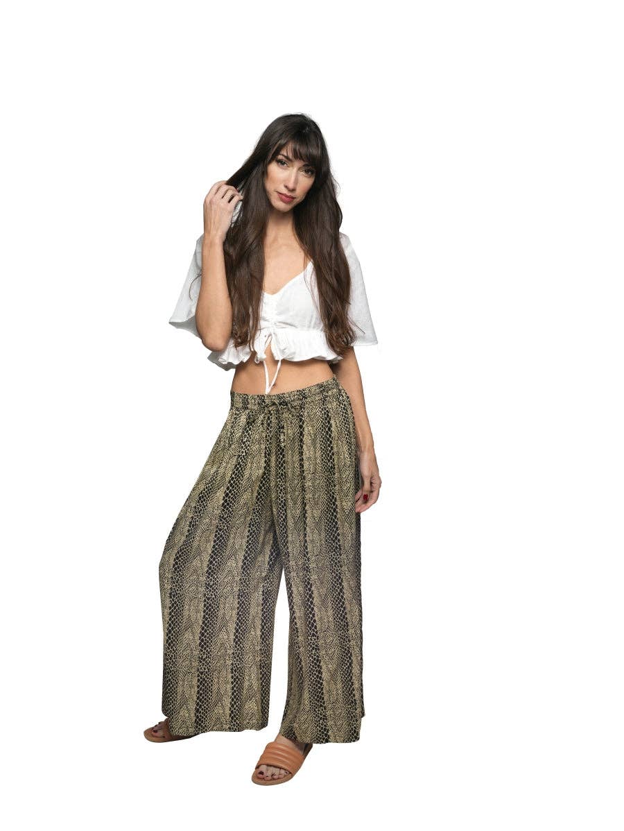 Sacred Threads - Block Print Baggy Palazzo Pants