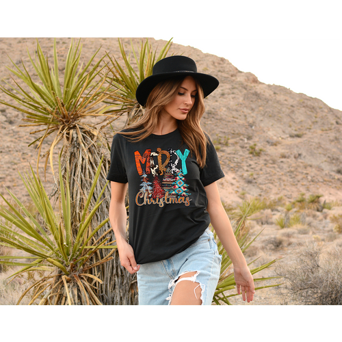 The Dirty Cowgirl Apparel - Merry Christmas T-Shirt