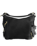 Concealed Carry Roma Boho Leather Concealment Tote