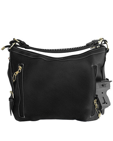 Concealed Carry Roma Boho Leather Concealment Tote