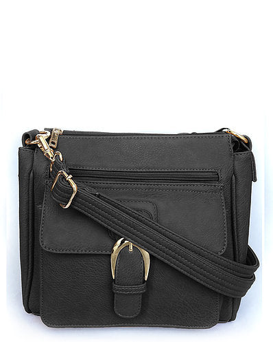 Concealed Carry Roma Buckle Front Concealment Bag #7084PU