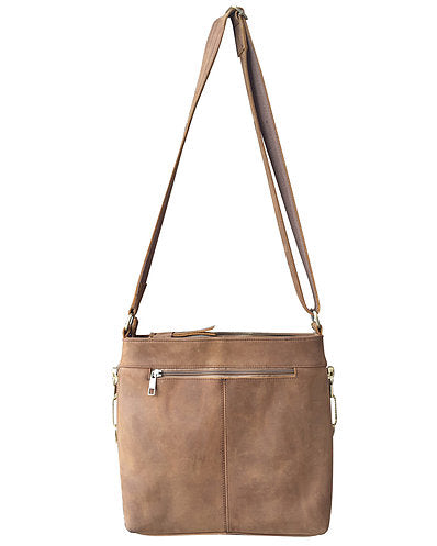 Concealed Carry Roma Leather Satchel Concealment Purse #9007