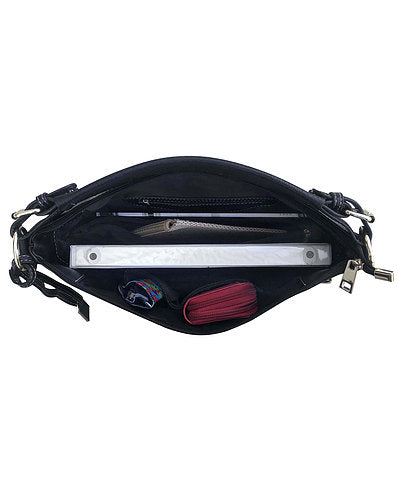 Concealed Carry Roma Boho Leather Concealment Tote