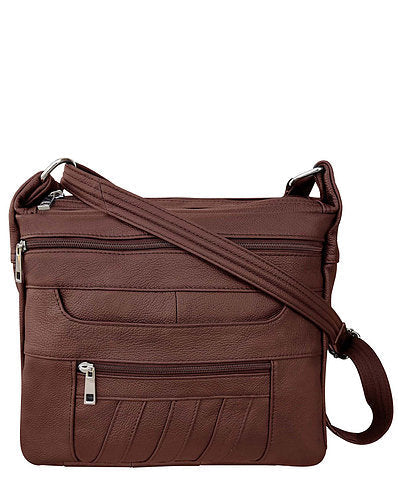 Concealed Carry Roma Patch Leather Concealment Bag #7082