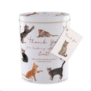 Gardiners Handmade Confectionery - Thank You "Cats" Tin - Vanilla Fudge