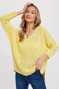 Bluivy - REVERSE SEAM LOOSE FIT SWEATER