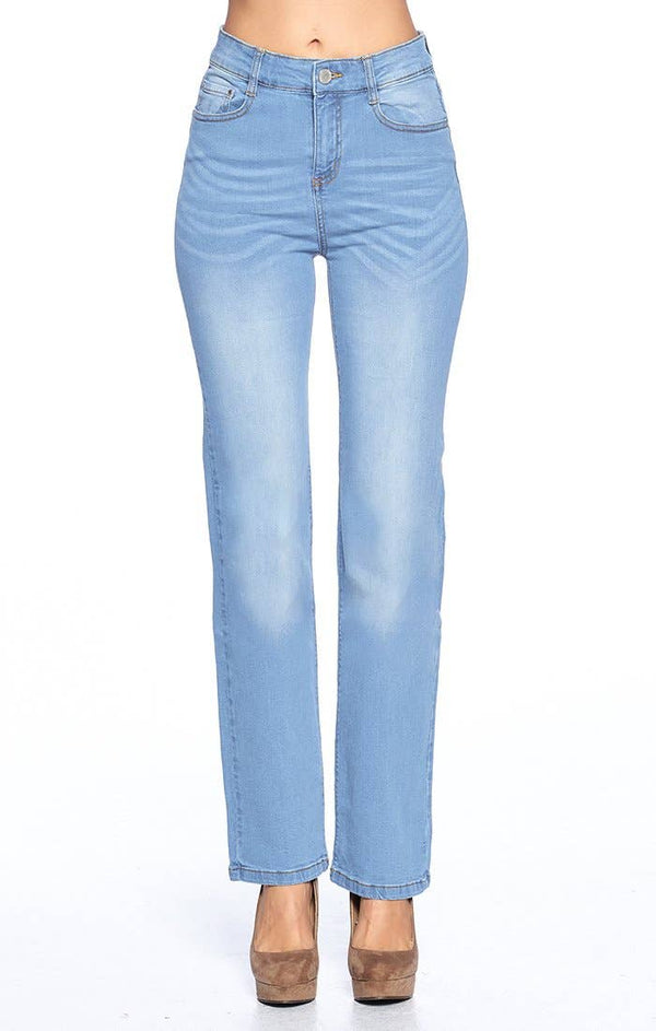 BLUE AGE - Wide Leg Straight Jeans