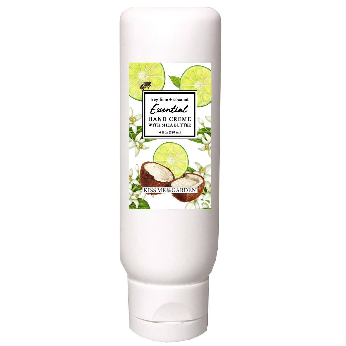 Kiss Me in the Garden - Key Lime & Coconut Hand Creme Tube 4 oz