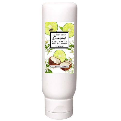Kiss Me in the Garden - Key Lime & Coconut Hand Creme Tube 4 oz